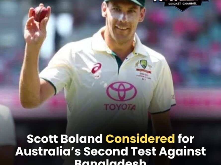 Scott Boland during Australia's Test preparations