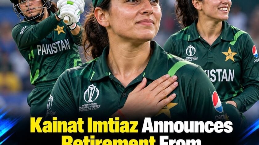 Kainat Imtiaz announces retirement from international cricket