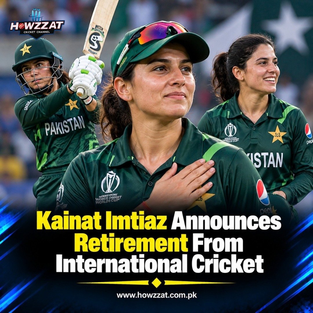 Kainat Imtiaz announces retirement from international cricket