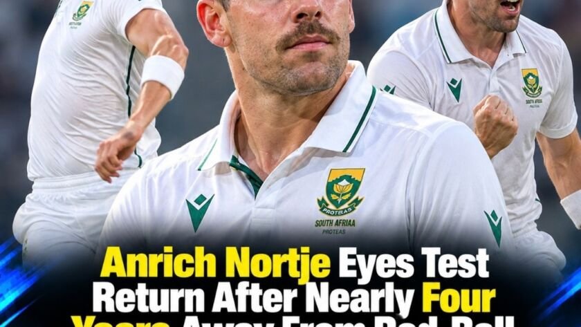 Anrich Nortje preparing for South Africa Test return against Australia