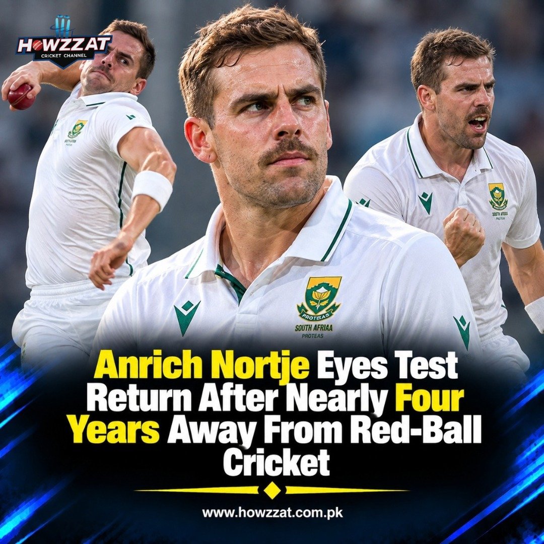 Anrich Nortje preparing for South Africa Test return against Australia