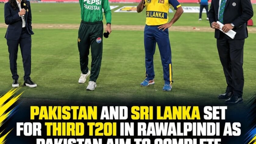 Pakistan and Sri Lanka prepare for the third T20I at Rawalpindi Cricket Stadium