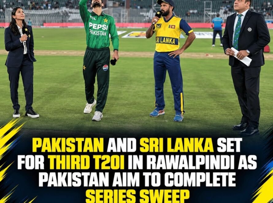 Pakistan and Sri Lanka prepare for the third T20I at Rawalpindi Cricket Stadium