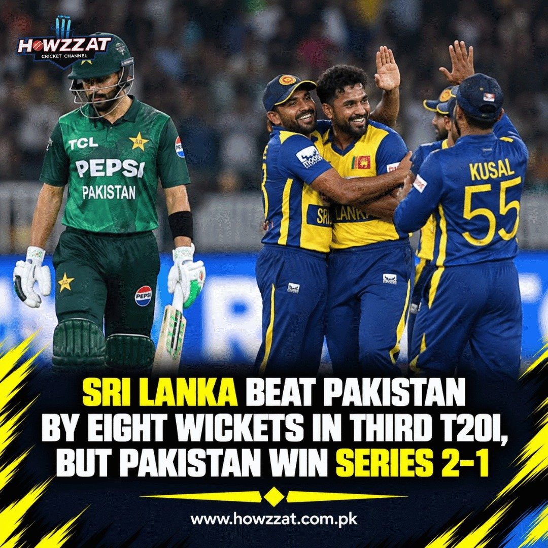 Sri Lanka captain Kusal Mendis leads his team to an eight-wicket win over Pakistan in the third T20I